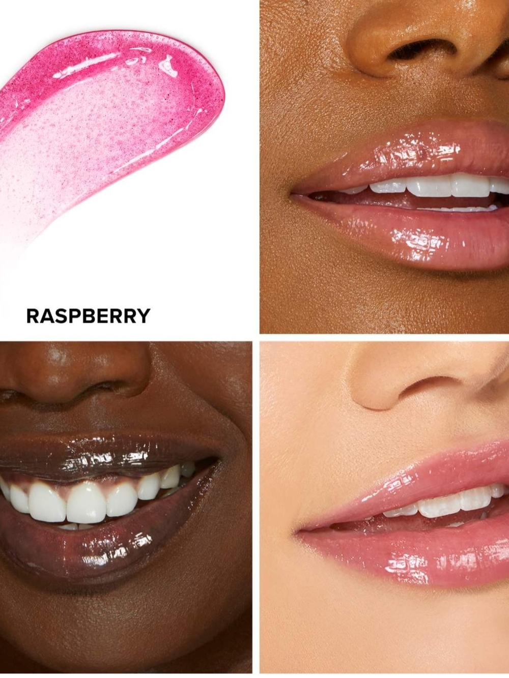 Too Faced Kissing Jelly Gloss  In Raspberry - Picture 2 of 5